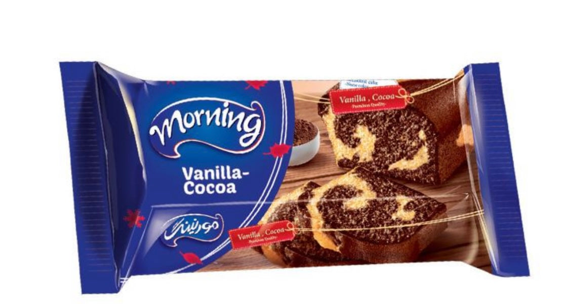 Morning cake vanilla cocoa