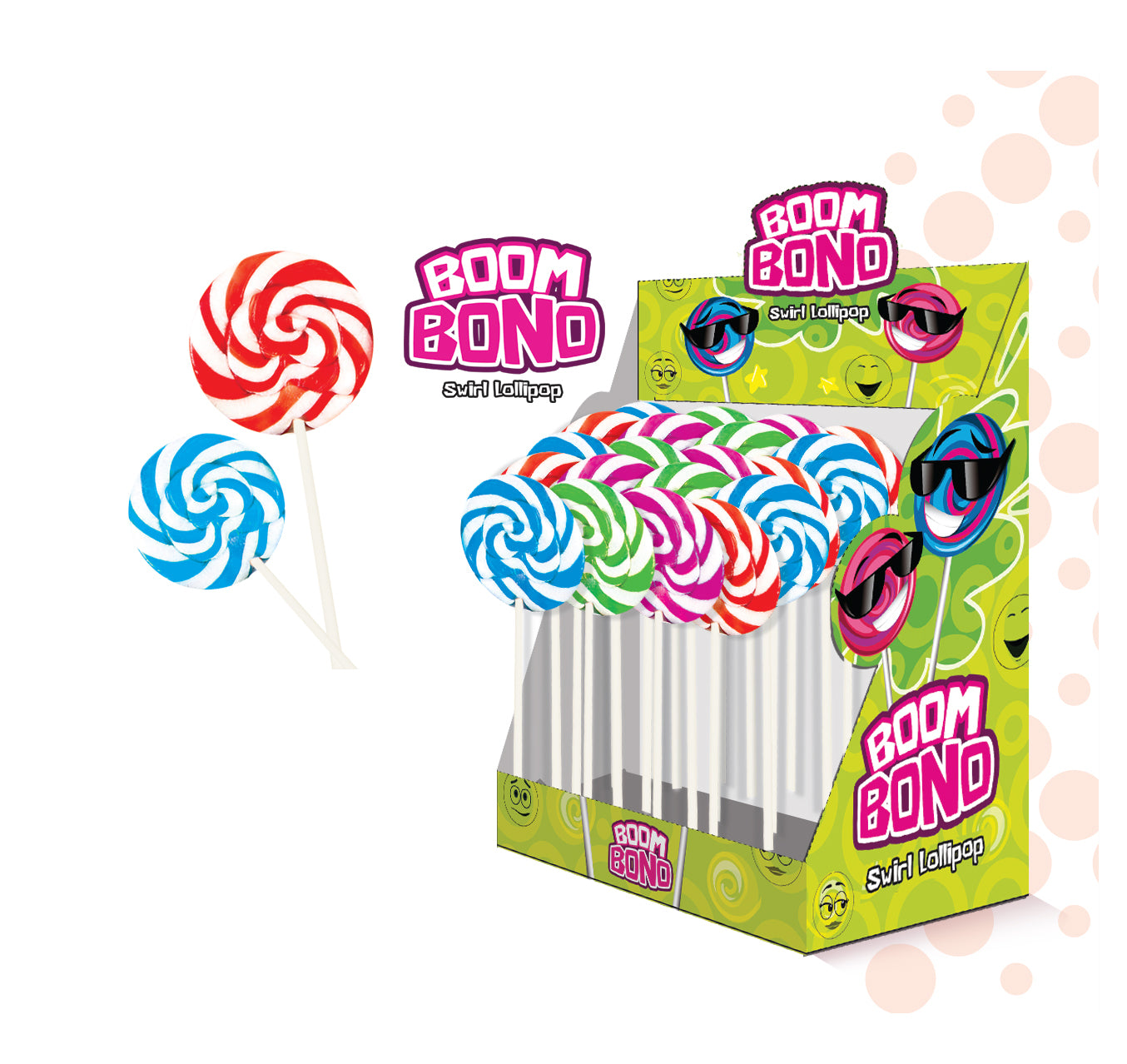 Boom Bono Swirl Lollipop