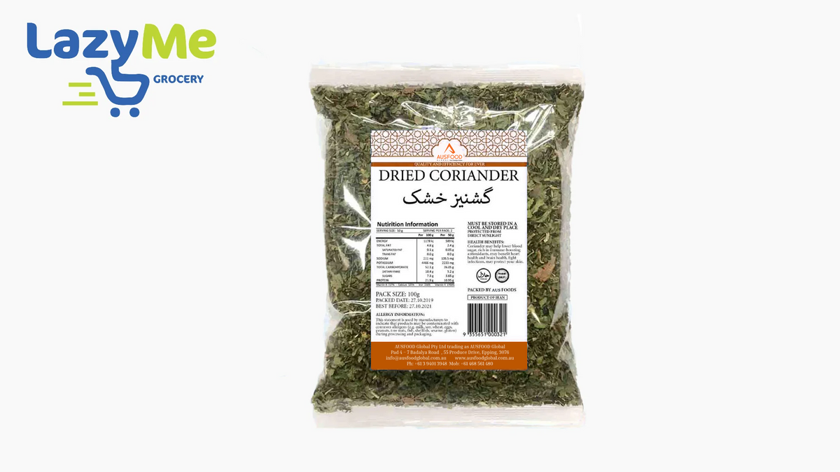 AUS Food - Dried Coriander - 100g