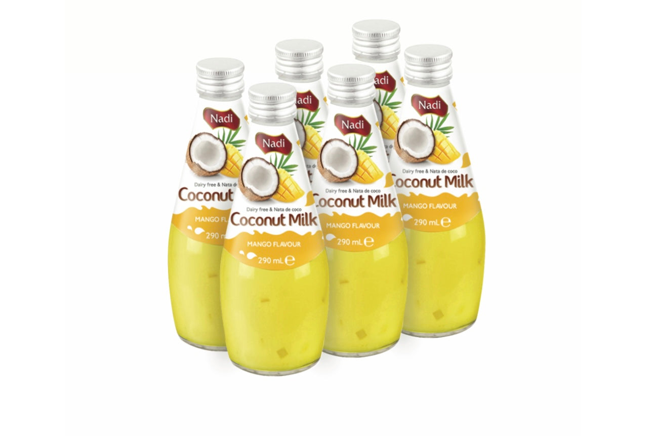 BANANA-COCONUT MILK DRINK
WITH NATA DE COCO