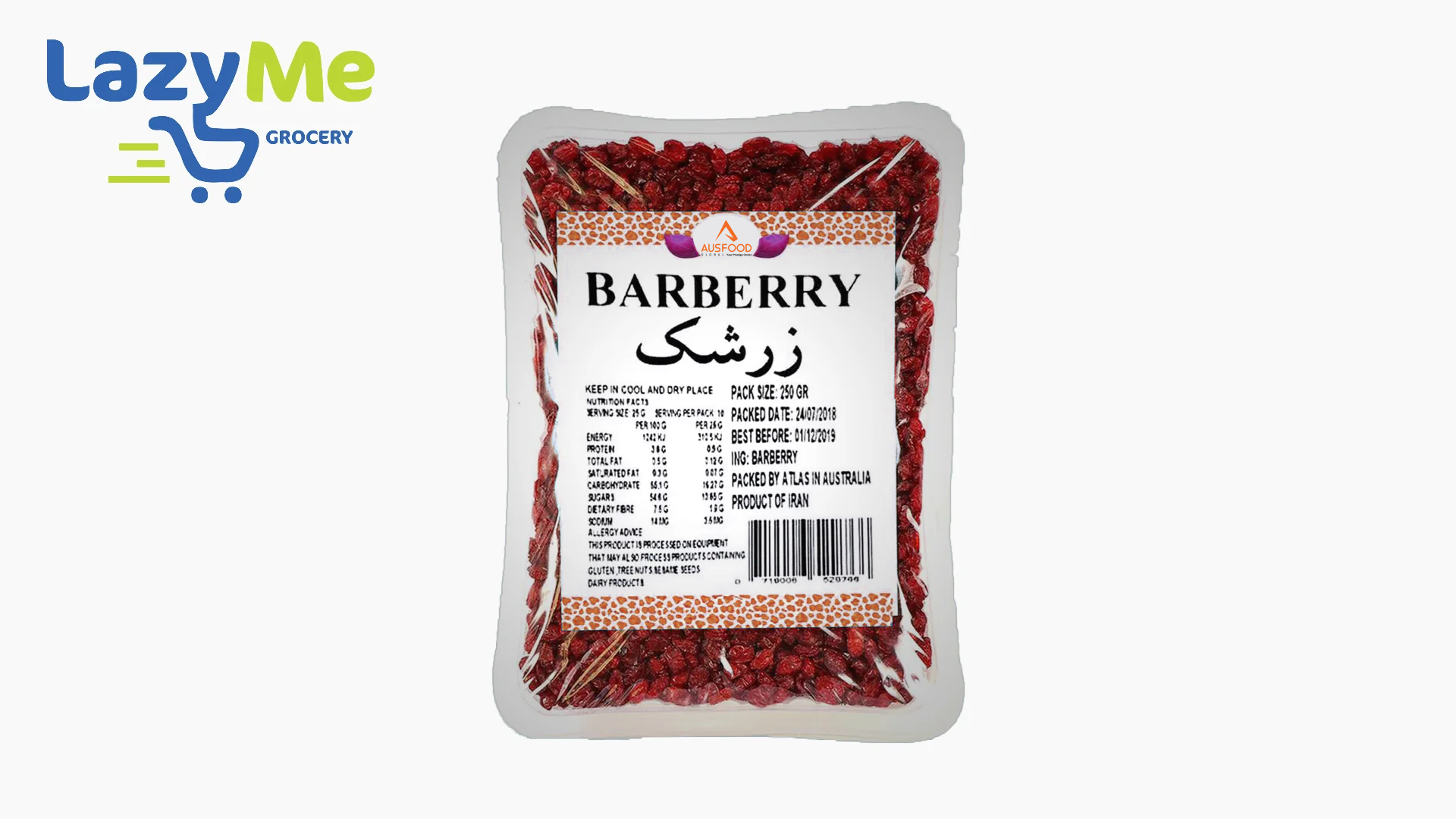 Organic Barberry 250g