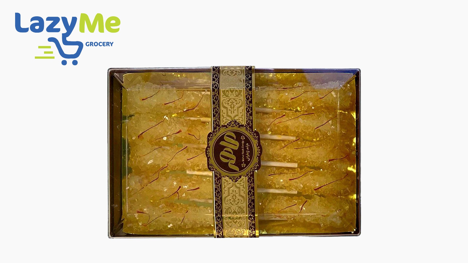 Maher - (10-stick) Saffron Rock Suger Cristal - 200Gr