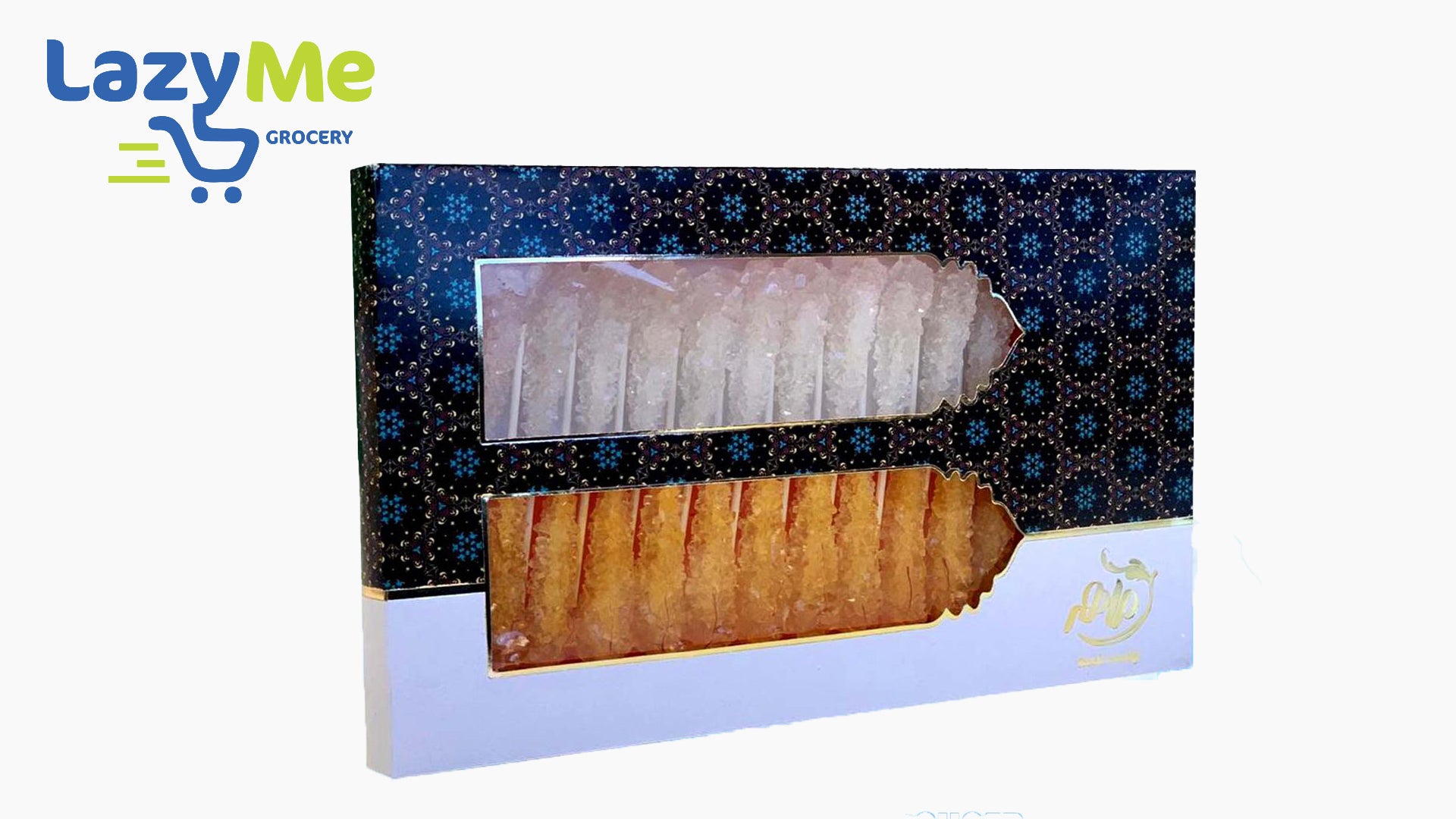 White & Saffron Rock Suger (22-stick) - 400G