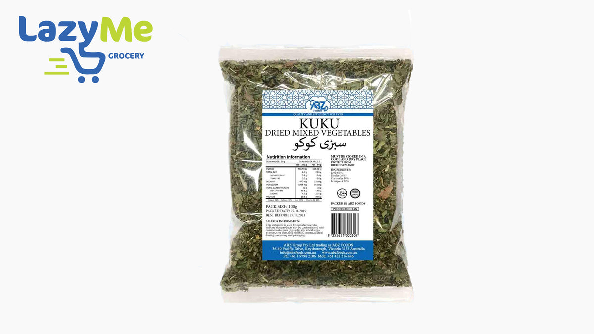 KUKU Dried Mixed Vegetables 100g