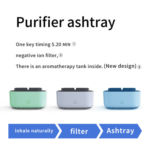 LazyMe - Air Purifier Intelligent Ashtray