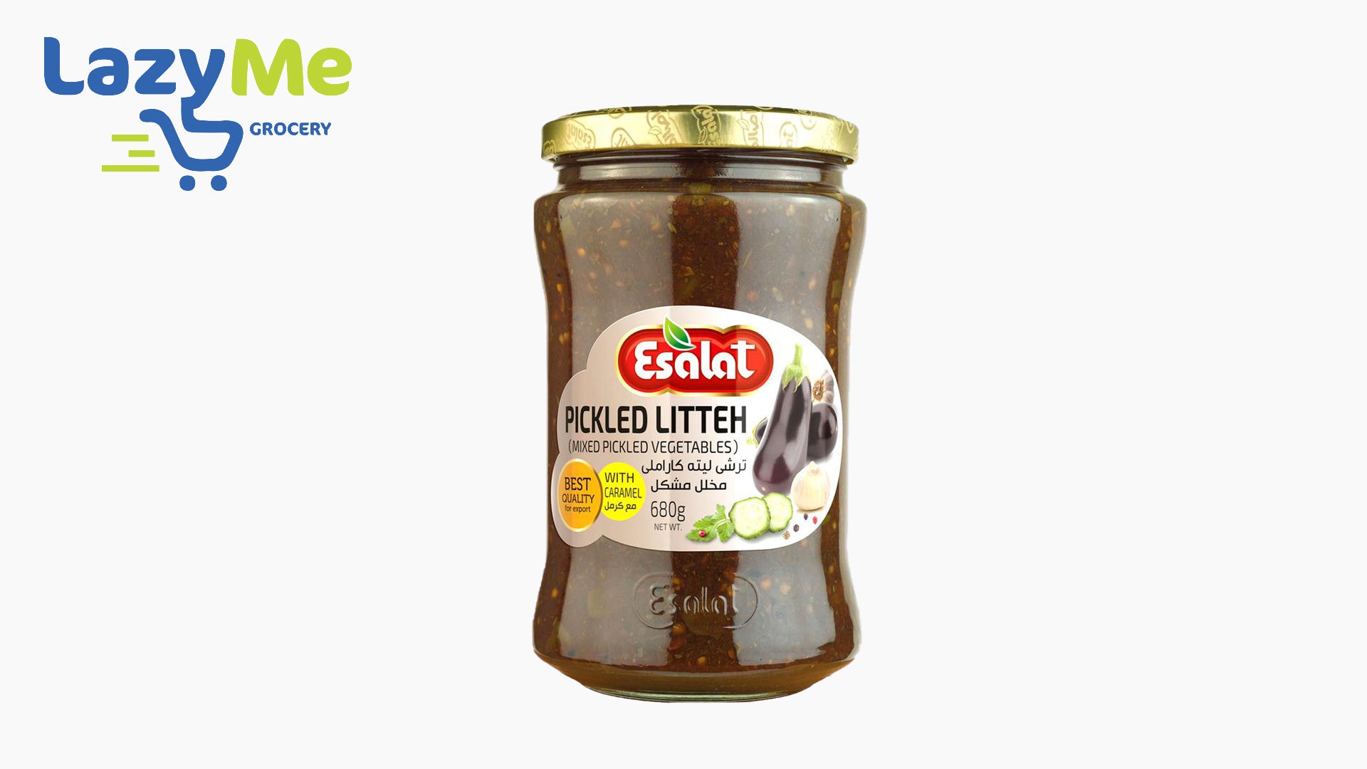 Pickled Litteh (mixed pickled vegetables)  - 680g