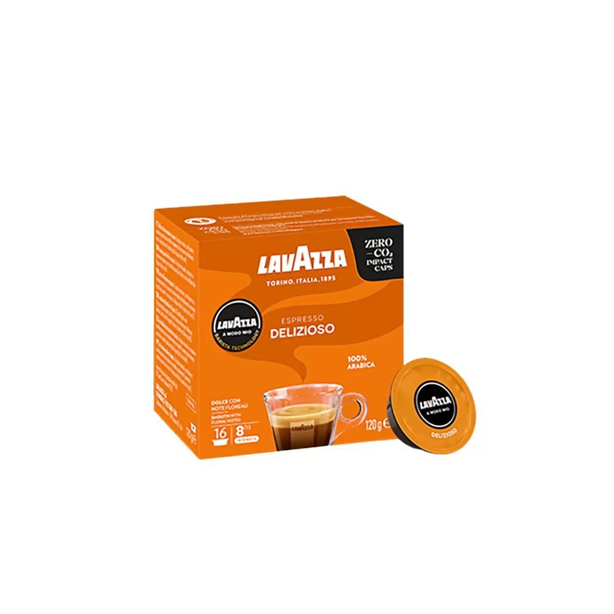 Lavazza Delizioso A Modo Mio Coffee Pods 16 Pack